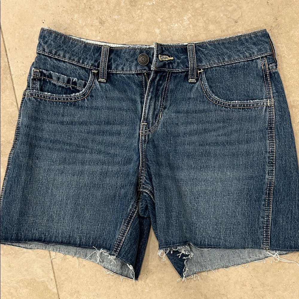 Hollister Dark Blue Jean Shorts